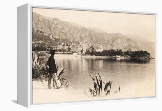 The Beach, Beaulieu Sur Mer, 1905-null-Framed Premier Image Canvas