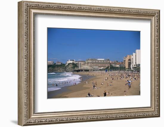 The Beach, Biarritz, Aquitaine, France-Nelly Boyd-Framed Photographic Print