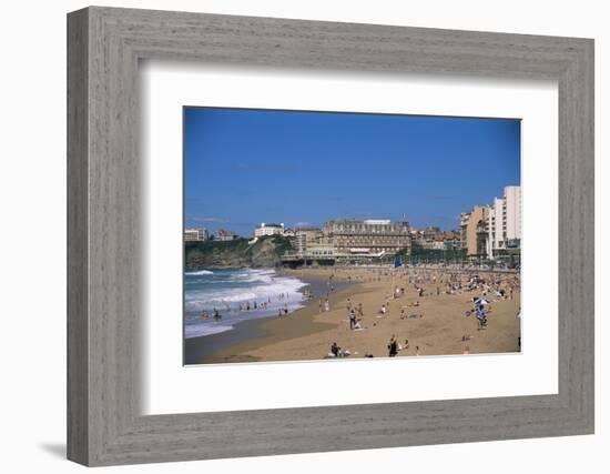 The Beach, Biarritz, Aquitaine, France-Nelly Boyd-Framed Photographic Print