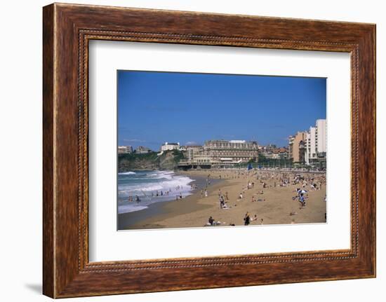 The Beach, Biarritz, Aquitaine, France-Nelly Boyd-Framed Photographic Print