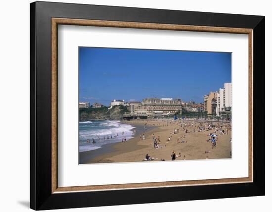 The Beach, Biarritz, Aquitaine, France-Nelly Boyd-Framed Photographic Print