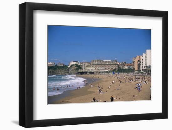 The Beach, Biarritz, Aquitaine, France-Nelly Boyd-Framed Photographic Print