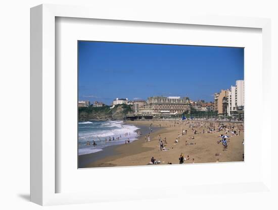 The Beach, Biarritz, Aquitaine, France-Nelly Boyd-Framed Photographic Print