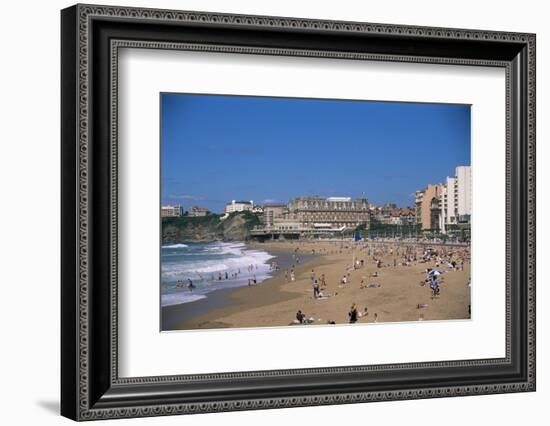 The Beach, Biarritz, Aquitaine, France-Nelly Boyd-Framed Photographic Print