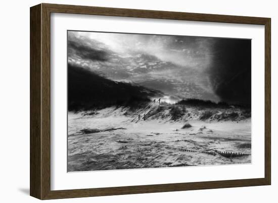 The Beach, Bridgehampton, Long Island, USA-Simon Marsden-Framed Giclee Print