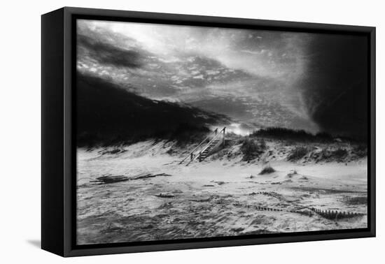 The Beach, Bridgehampton, Long Island, USA-Simon Marsden-Framed Premier Image Canvas