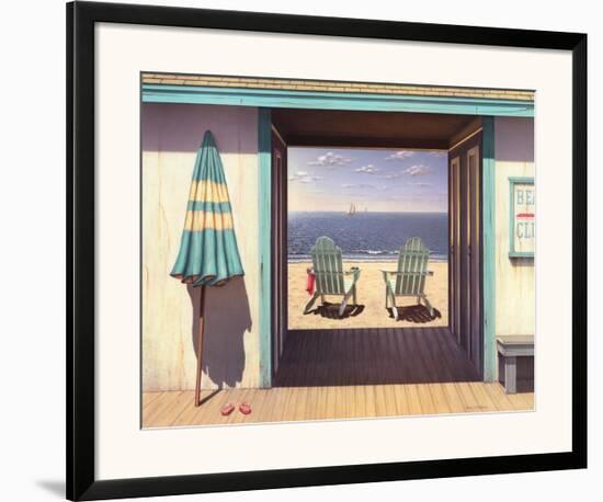 The Beach Club-Daniel Pollera-Framed Art Print