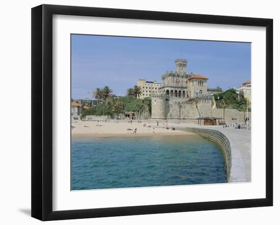 The Beach, Estoril,Costa De Lisboa, Portugal, Europe-G Richardson-Framed Photographic Print