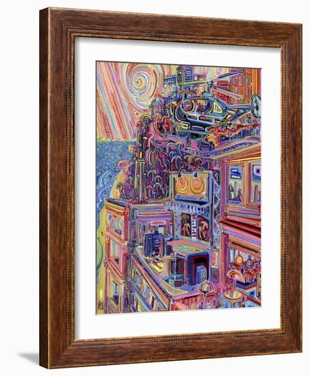 The Beach Far Below-Josh Byer-Framed Giclee Print