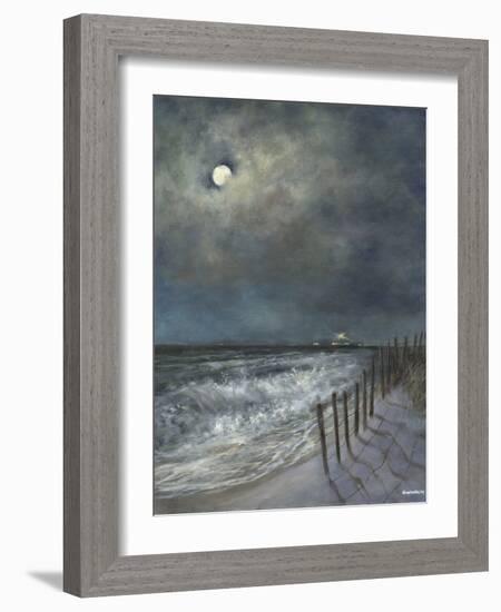 The Beach Fence I-David Swanagin-Framed Art Print