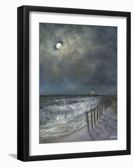 The Beach Fence I-David Swanagin-Framed Art Print