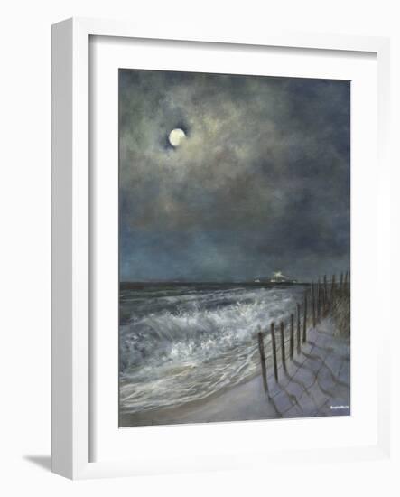 The Beach Fence I-David Swanagin-Framed Art Print