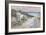 The Beach Fence II-David Swanagin-Framed Art Print