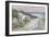 The Beach Fence II-David Swanagin-Framed Art Print