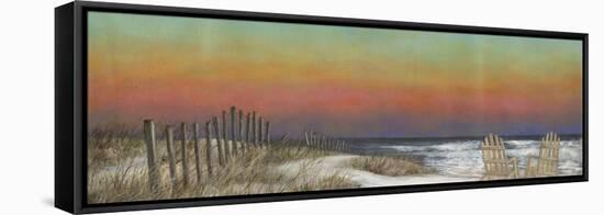 The Beach Fence III-David Swanagin-Framed Stretched Canvas