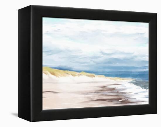 The Beach In Calm-Milli Villa-Framed Stretched Canvas