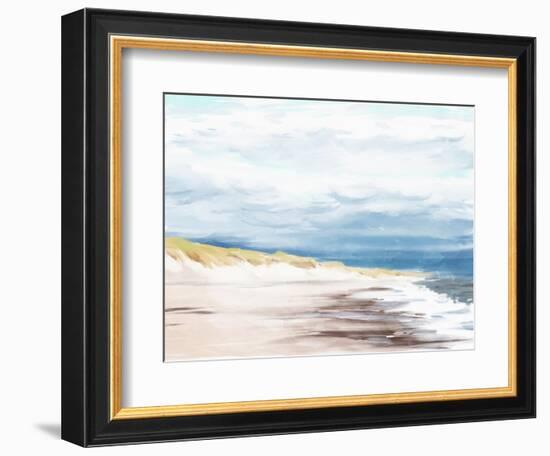 The Beach In Calm-Milli Villa-Framed Art Print