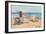 The Beach, La Linea (Oil on Canvasboard)-Ann Oram-Framed Giclee Print