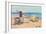 The Beach, La Linea (Oil on Canvasboard)-Ann Oram-Framed Giclee Print