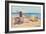 The Beach, La Linea (Oil on Canvasboard)-Ann Oram-Framed Giclee Print