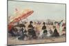 The Beach (La Plage), 1894-Eugene Louis Boudin-Mounted Giclee Print