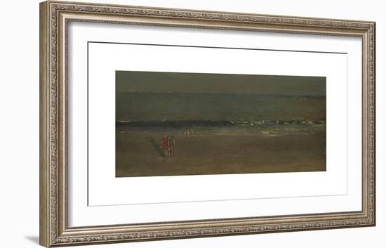 The Beach, Late Afternoon-Winslow Homer-Framed Premium Giclee Print