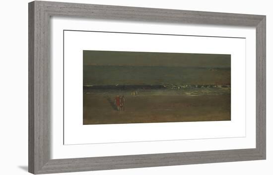 The Beach, Late Afternoon-Winslow Homer-Framed Premium Giclee Print