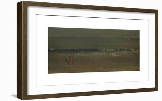 The Beach, Late Afternoon-Winslow Homer-Framed Premium Giclee Print