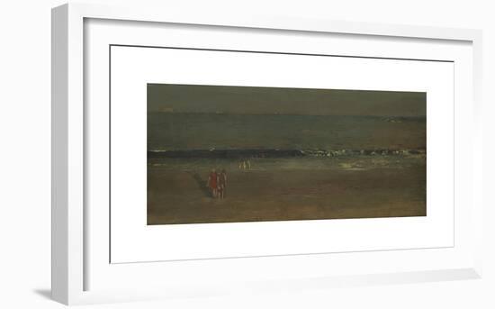 The Beach, Late Afternoon-Winslow Homer-Framed Premium Giclee Print