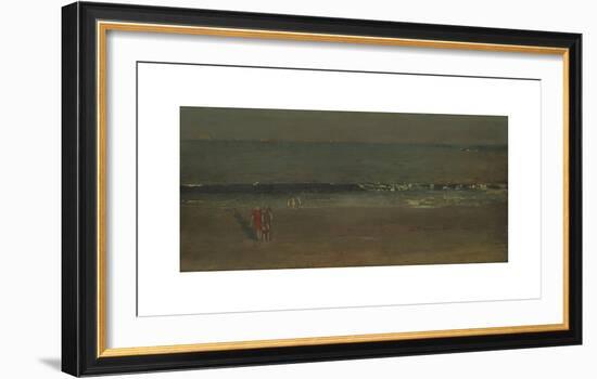 The Beach, Late Afternoon-Winslow Homer-Framed Premium Giclee Print