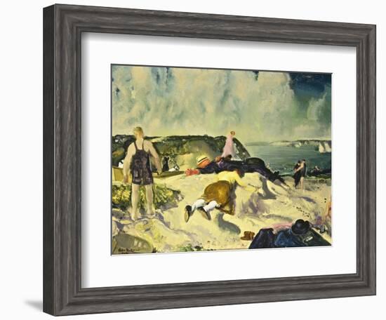 The Beach, Newport, c.1919-George Wesley Bellows-Framed Giclee Print