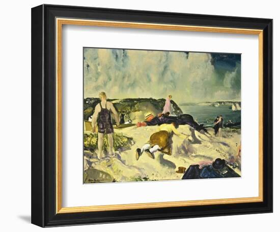 The Beach, Newport, c.1919-George Wesley Bellows-Framed Giclee Print