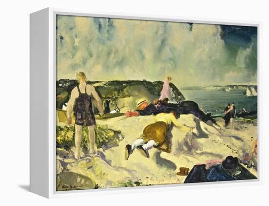 The Beach, Newport, c.1919-George Wesley Bellows-Framed Premier Image Canvas