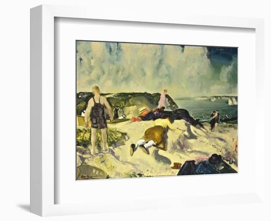 The Beach, Newport-George Wesley Bellows-Framed Giclee Print