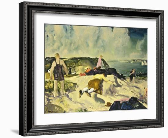 The Beach, Newport-George Wesley Bellows-Framed Giclee Print