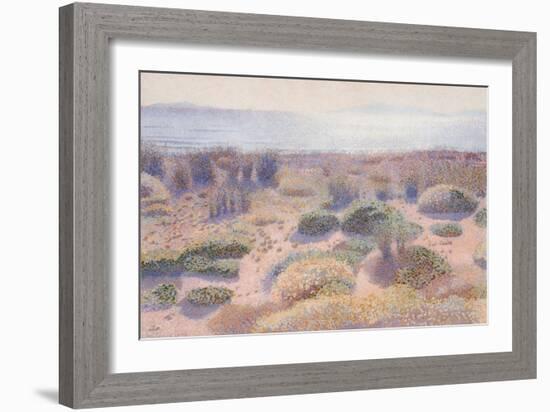 The Beach of Vignasse-Henri Edmond Cross-Framed Giclee Print