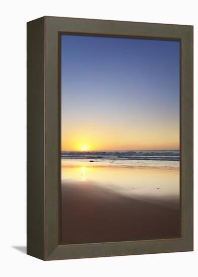 The Beach Playa Del Castillo at Sunset-Markus Lange-Framed Premier Image Canvas