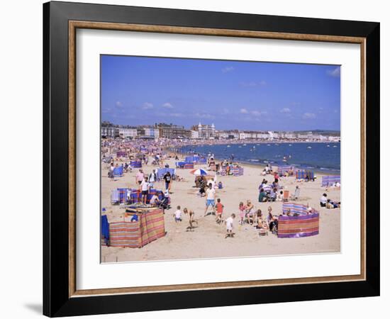 The Beach, Weymouth, Dorset, England, United Kingdom-J Lightfoot-Framed Photographic Print