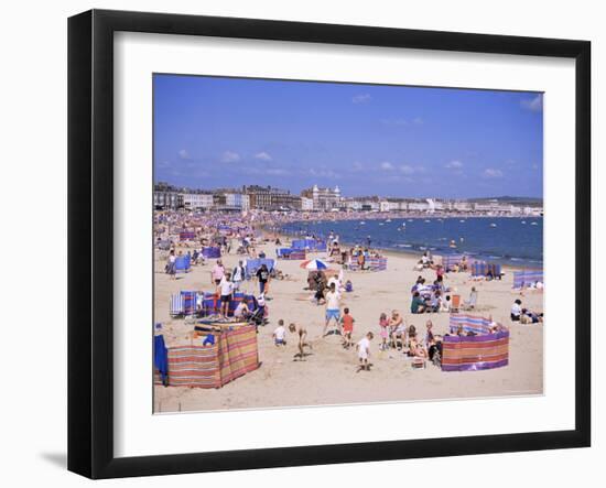 The Beach, Weymouth, Dorset, England, United Kingdom-J Lightfoot-Framed Photographic Print