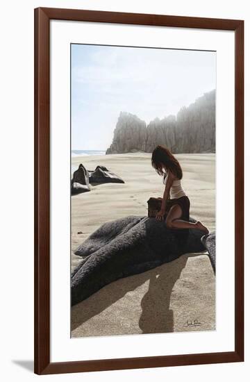 The Beach-Sarah Fecteau-Framed Art Print
