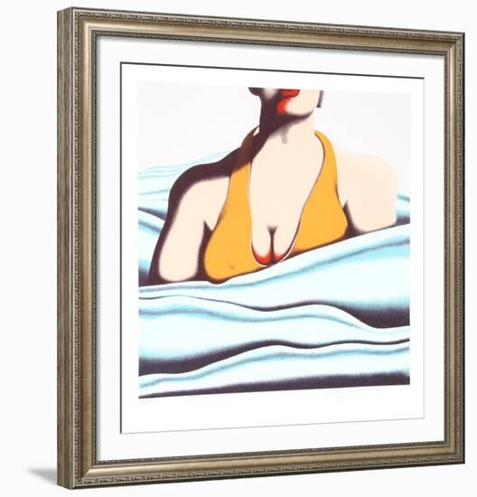 The Beach-Jack Brusca-Framed Limited Edition