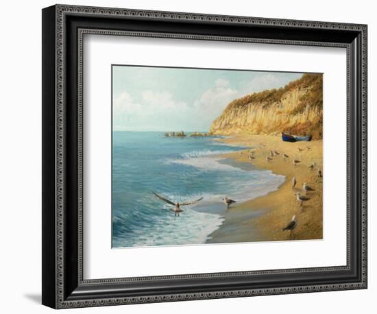 The Beach-kirilstanchev-Framed Art Print