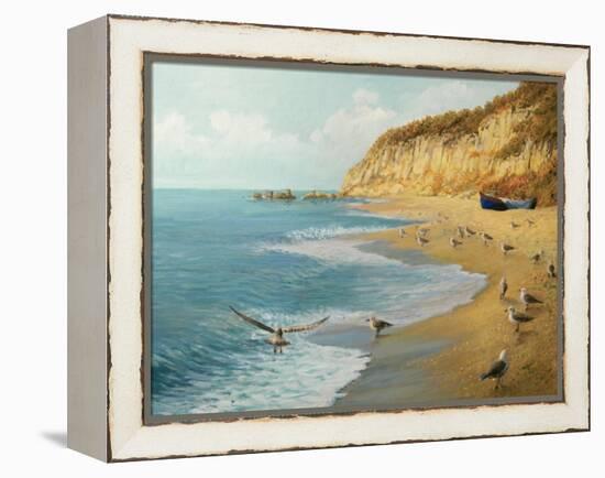 The Beach-kirilstanchev-Framed Stretched Canvas