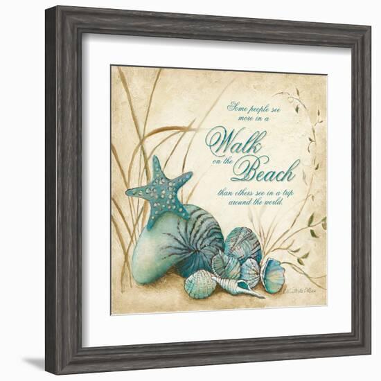 The Beach-Charlene Olson-Framed Art Print