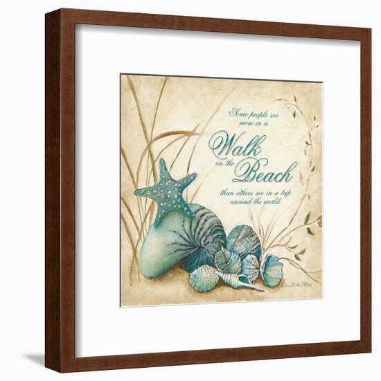 The Beach-Charlene Olson-Framed Art Print