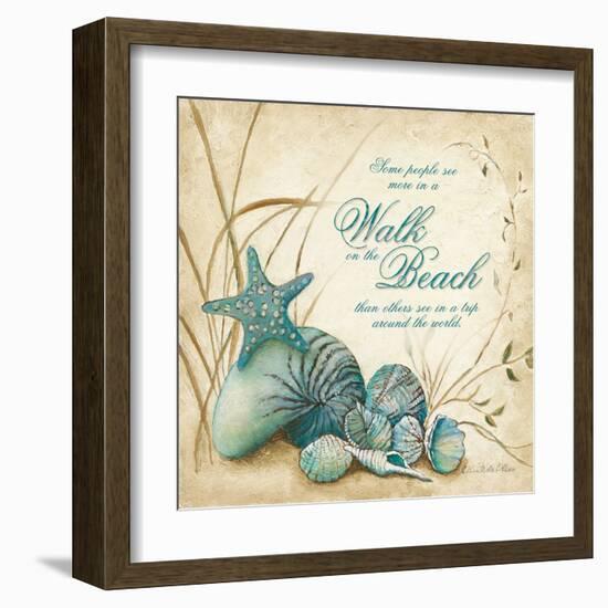 The Beach-Charlene Olson-Framed Art Print