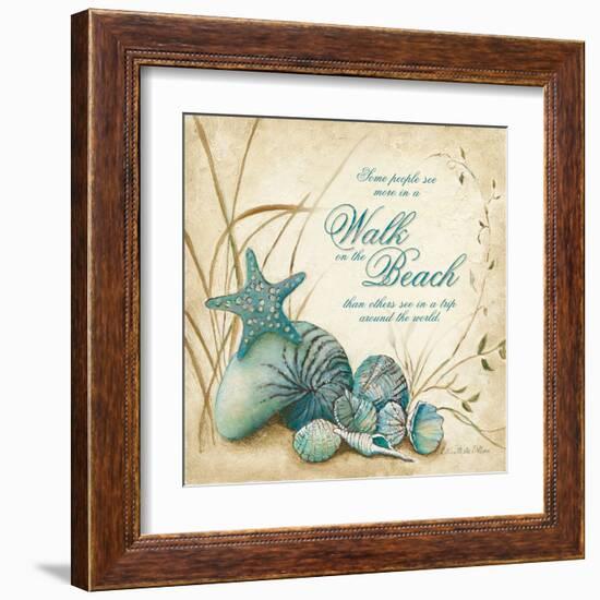 The Beach-Charlene Olson-Framed Art Print