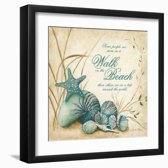 The Beach-Charlene Olson-Framed Art Print