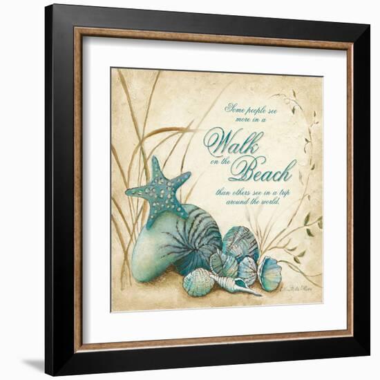 The Beach-Charlene Olson-Framed Art Print