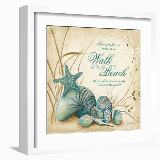 The Beach-Charlene Olson-Framed Art Print